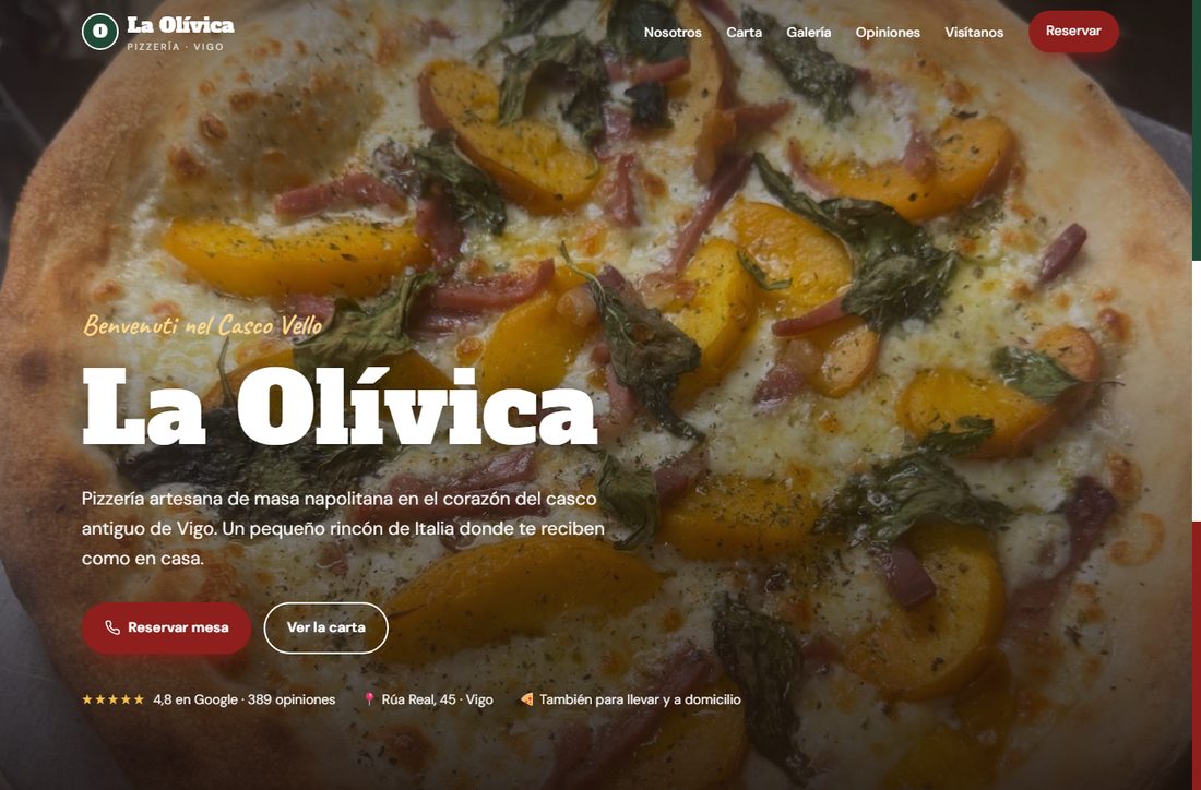 Web de La Olívica